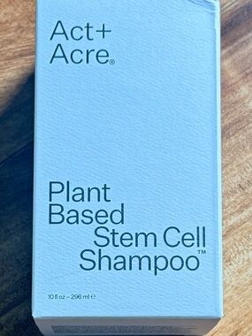 NEW Act+Acre Plant Based Stem Cell Shampoo 10 oz | Thickening & Scalp Care